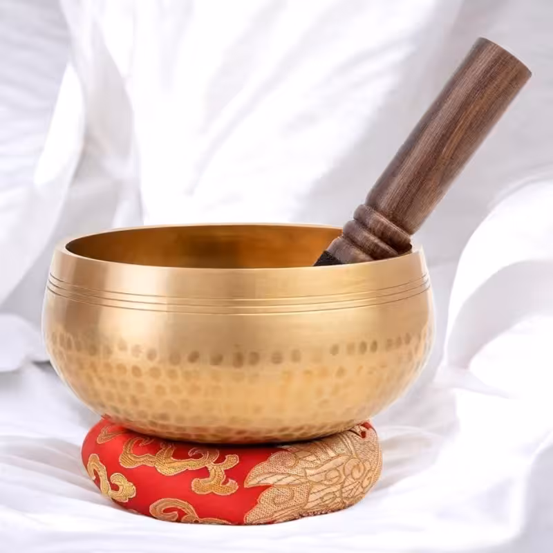 کاسه مدیتیشن سورندی Sorendy مدل MK-101 – دست‌ساز و چکش‌کاری‌شده، مناسب برای مدیتیشن، یوگا و آرام‌سازی ذهن