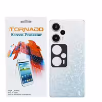 محافظ لنز دوربین تورنادو مدل قابدار مناسب برای موبایل شیائومی Poco F5 بسته 40 عددی