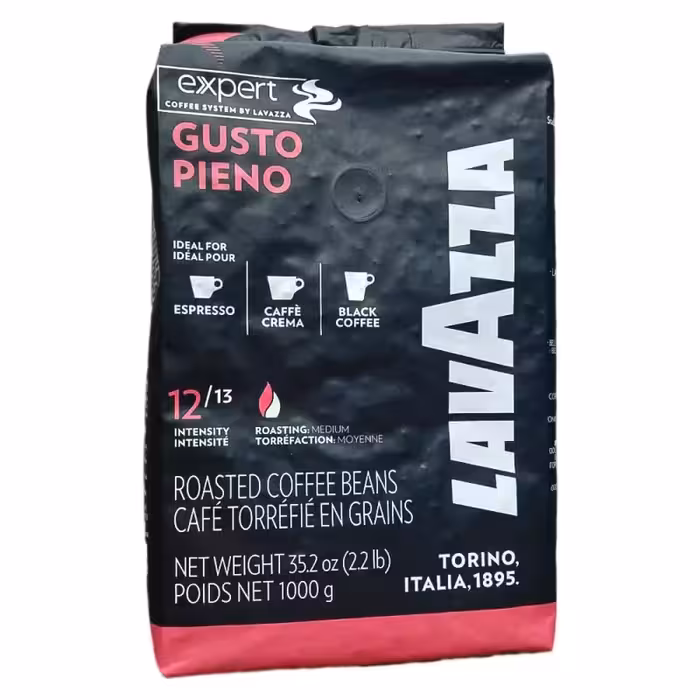دانه قهوه لاوازا مدل گوستو پینو 1 کیلوگرم (Gusto Pieno)