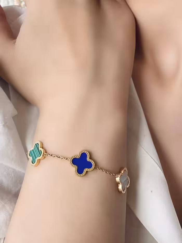 دستبند استیل مدل ونکلیف با تنوع رنگ کد 02