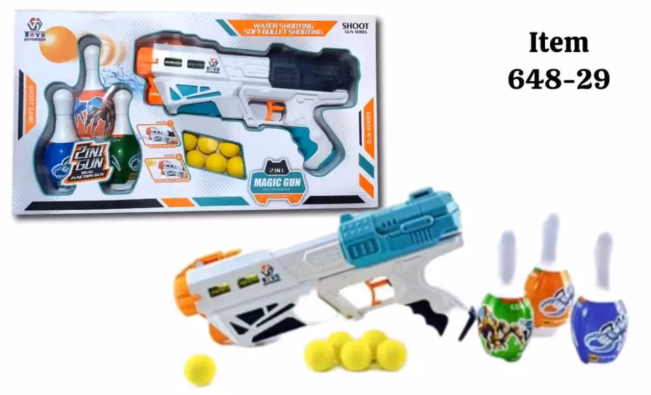 تفنگ دوکاره شلیک توپ و ابپاش 648-29