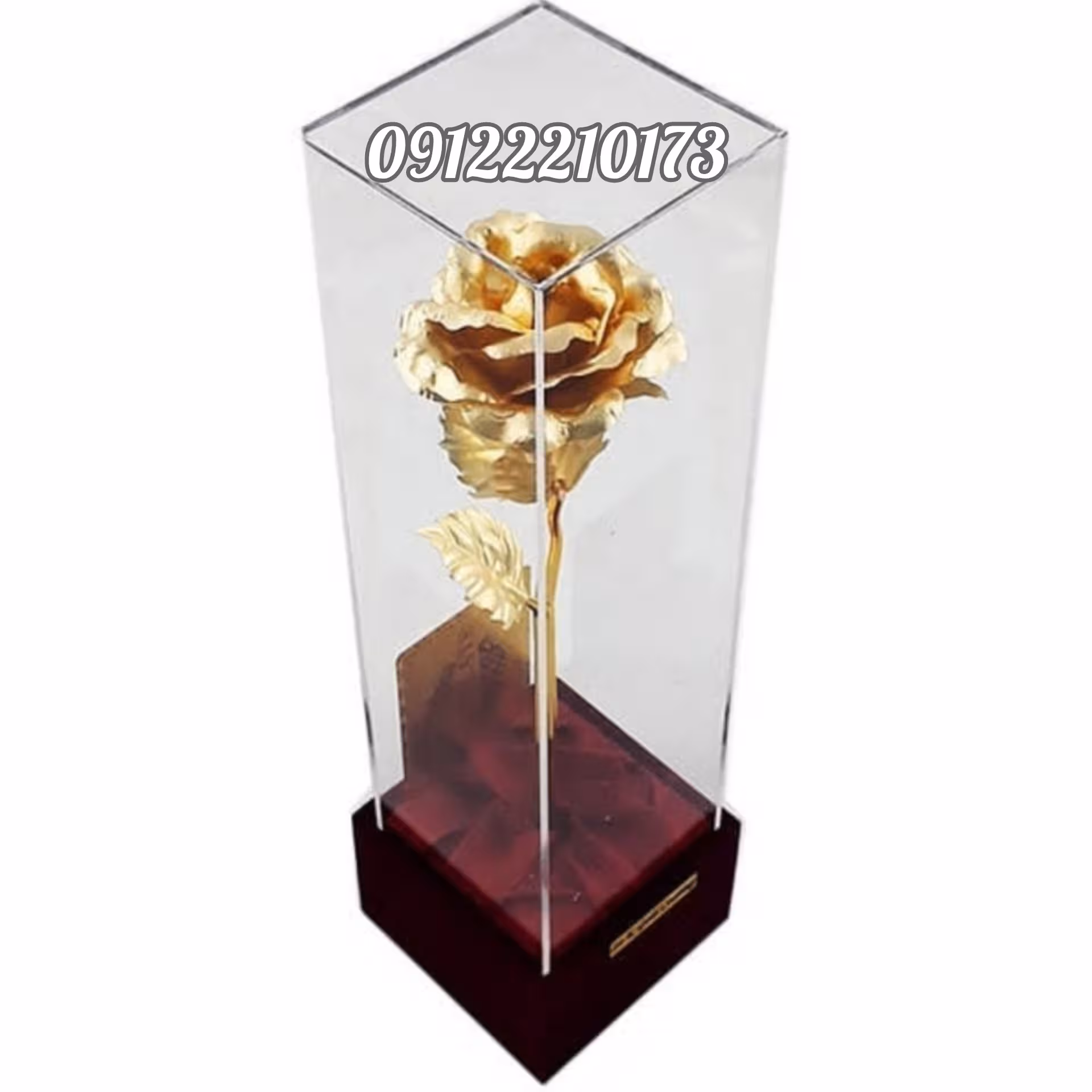 بهترین قیمت گل رز روکش طلا