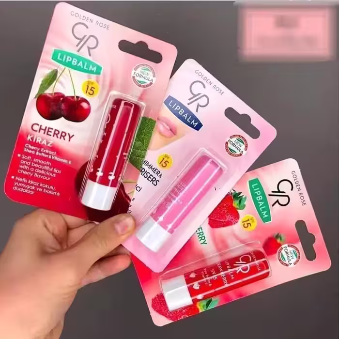 بالم لب میوه ای گلدن رز Golden Rose Lip Balm