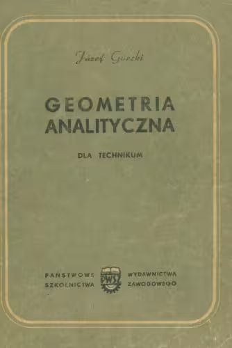 خرید و دانلود نسخه کامل کتاب Geometria analityczna dla techników