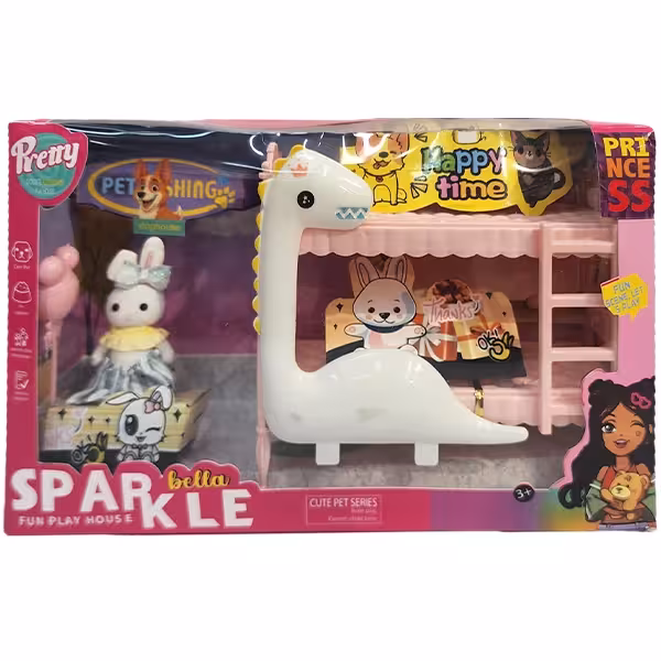 خرگوش sparkle تخت دایناسوری