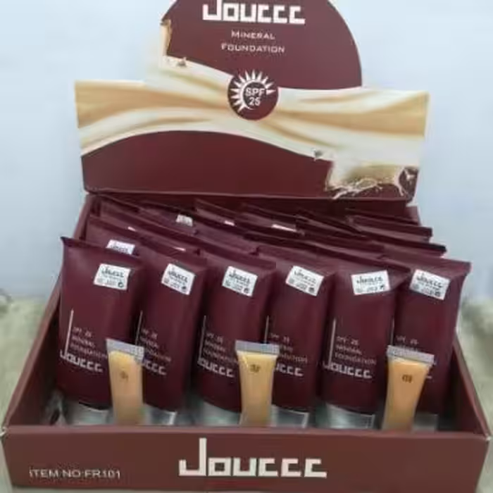 کرم پودر تیوپی برند دوسه(doucce) قرمز (24 عددی)