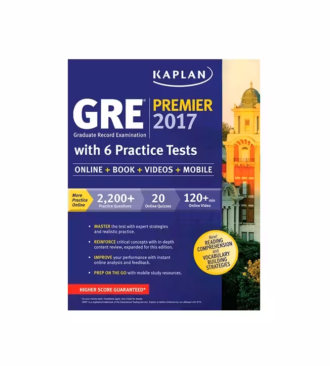 کتاب Kaplan GRE Premier 2017 کاپلان جی آر ای پریمیر