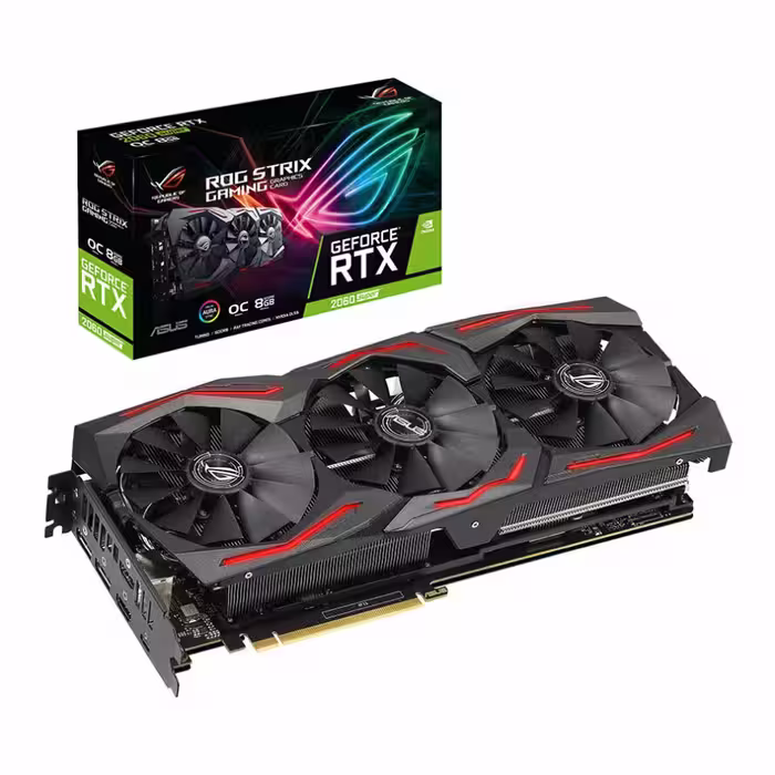 کارت گرافیک ایسوس ROG STRIX RTX2060S O8G EVO GAMING