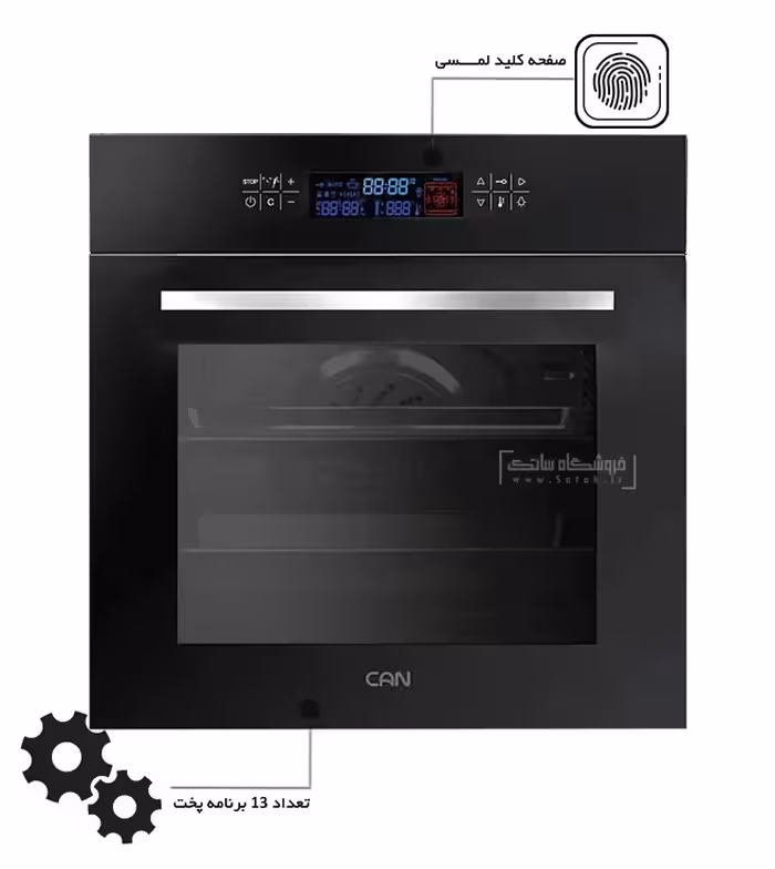 فر توکار کن E 6501B برقی