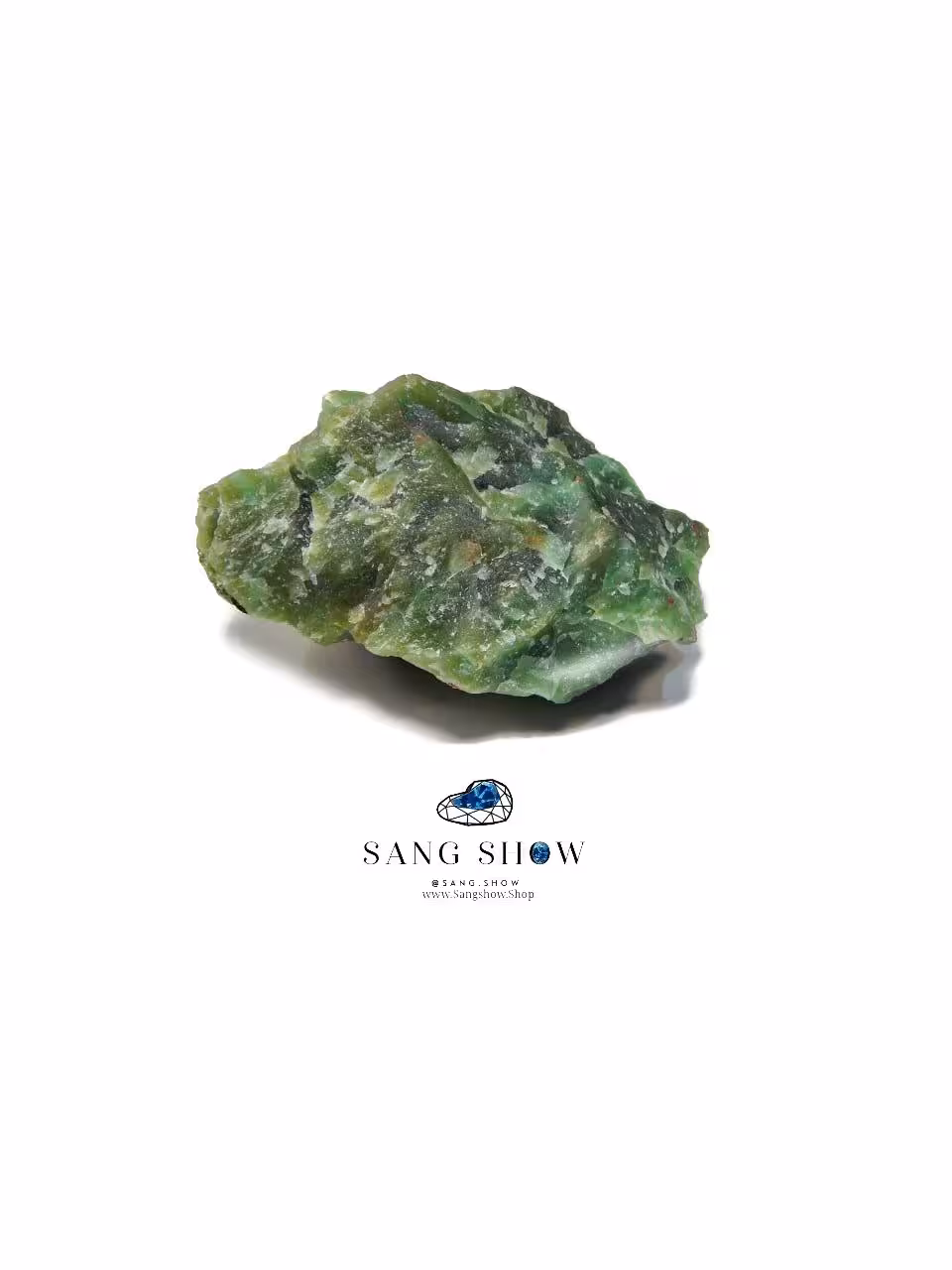 سنگ راف یشم اصل و معدنی میانمار نمونه استثنایی s1094