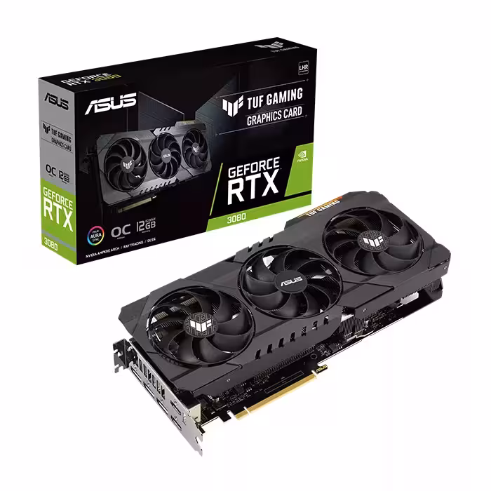کارت گرافیک ایسوس TUF Gaming GeForce RTX 3080 OC Edition 12GB