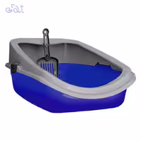 ظرف خاک گربه مشا لبه دار به همراه بیلچه