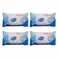 دستمال مرطوب تنو مدل آنتی باکتریال کد 99.9 مجموعه 4 عددی