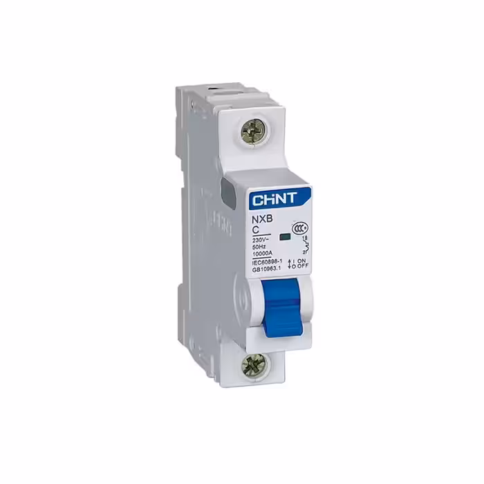 کلید مینیاتوری تک پل 10 آمپر چانت مدل NXB