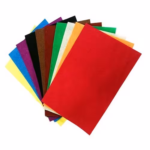 نمد رنگی سایز A4 بسته 10 عددی