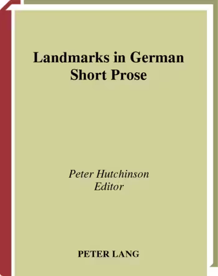 خرید و دانلود نسخه کامل کتاب Landmarks in German Short Prose (Britische Und Irische Studien Zur Deutschen Sprache Und Literatur, No. 33.)