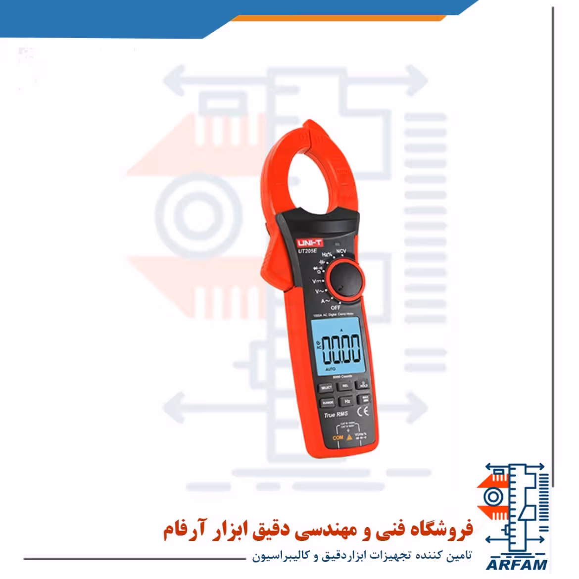 کلمپ آمپرمتر 1000 آمپر ac یونیتی UT205E
