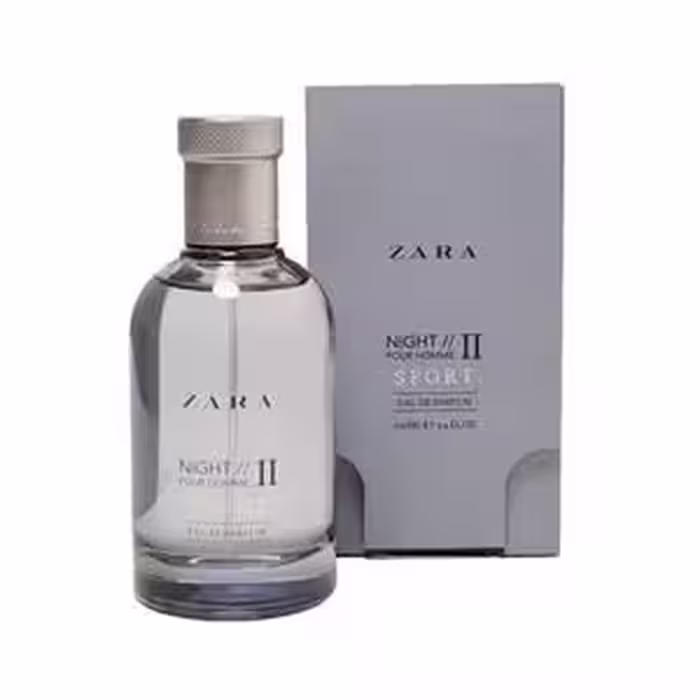 عطر و ادکلن مردانه زارا نایت پور هوم2 اسپرت ادوپرفیوم Zara Night Pour Homme II Sport EDP for men