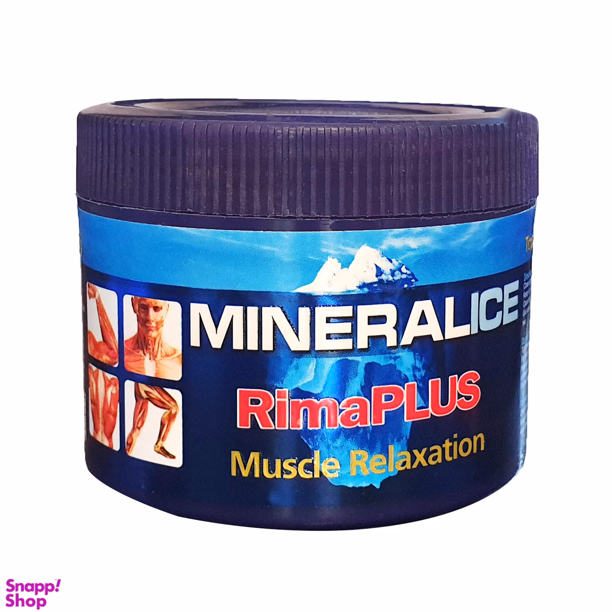 ژل خنک کننده ضد درد بی ام اس سری Mineral Ice مدل rima pluse حجم 200 میلی‌لیتر