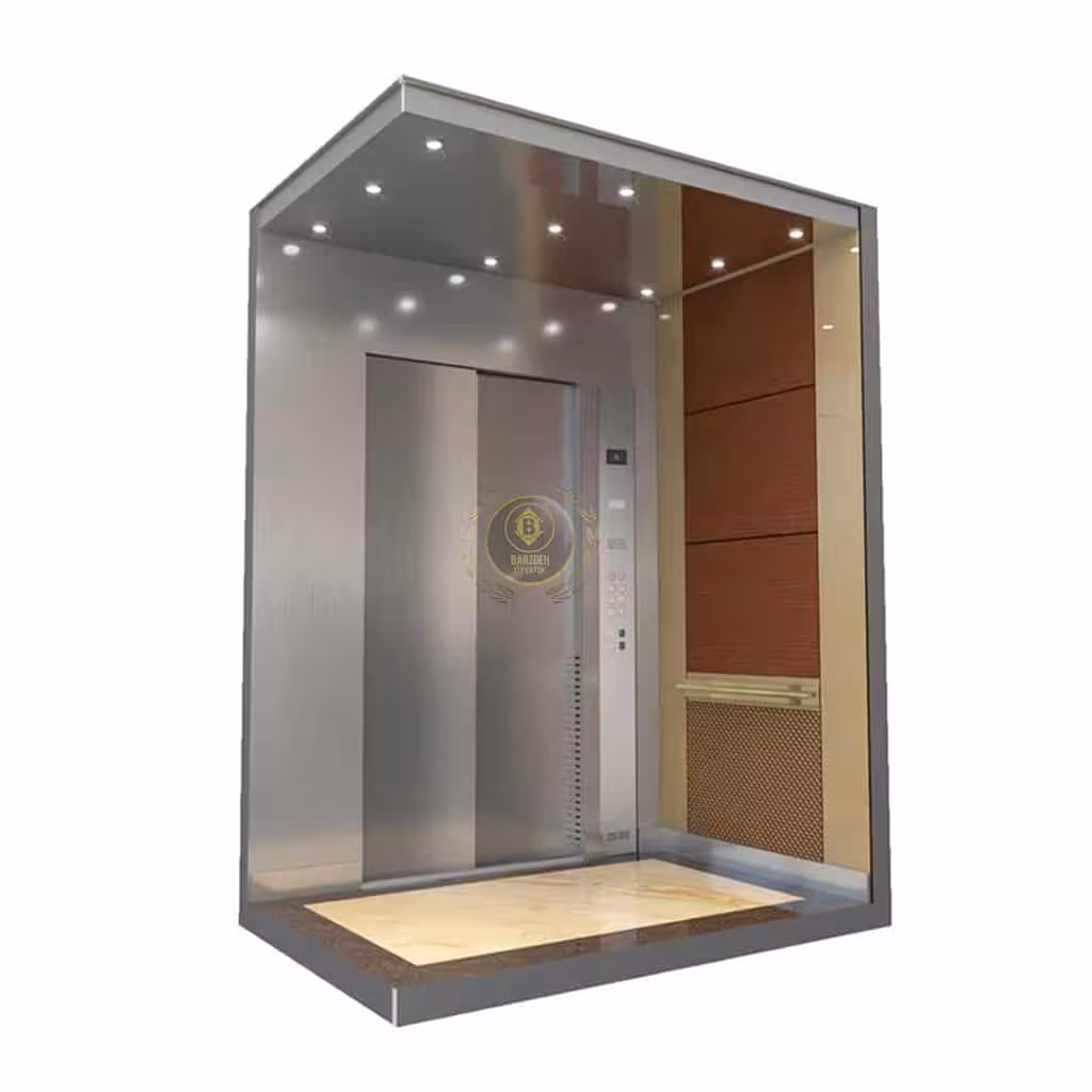 کابین آسانسور ام دی اف استیل کد 10404