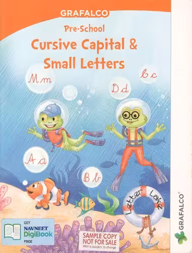 خرید و دانلود نسخه کامل کتاب Grafalco Pre-School Cursive Capital &amp; Small Letters
