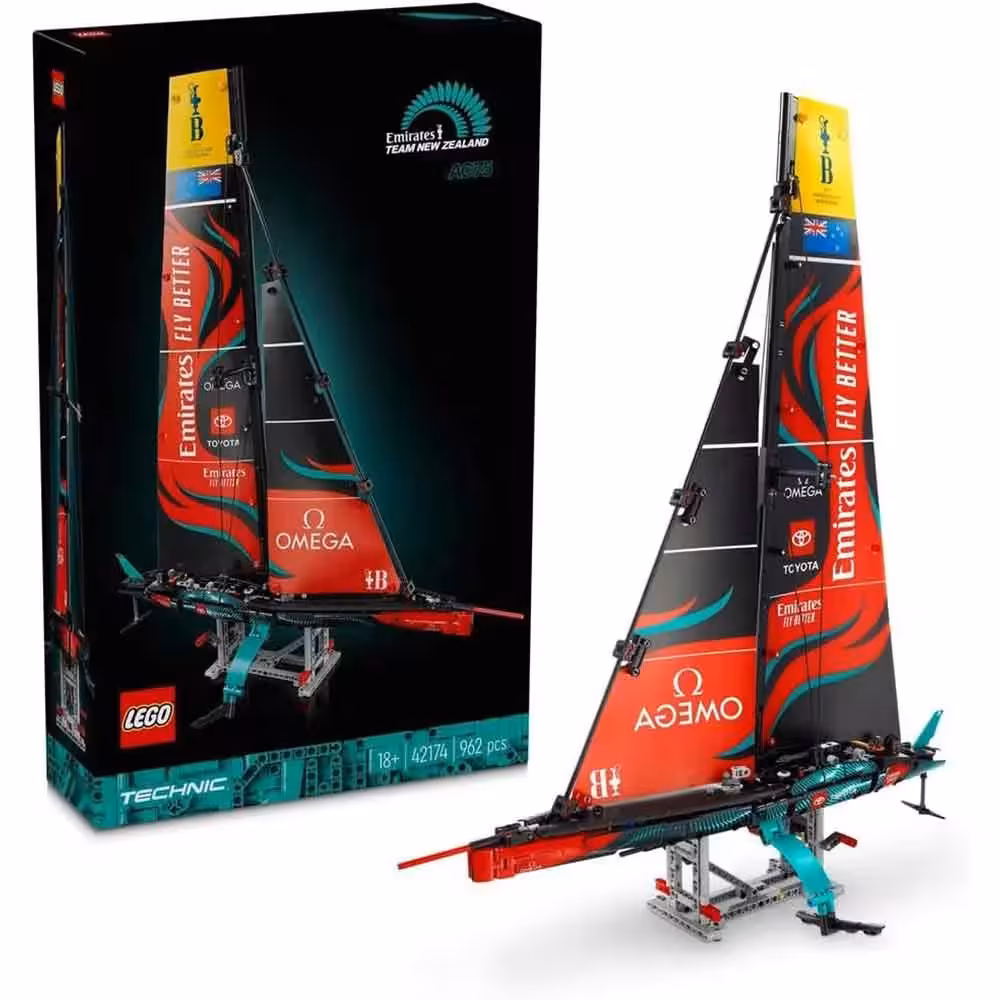 لگو اورجینال قایق مسابقه تکنیک Technic Emirates Sailing Boat کد 42174