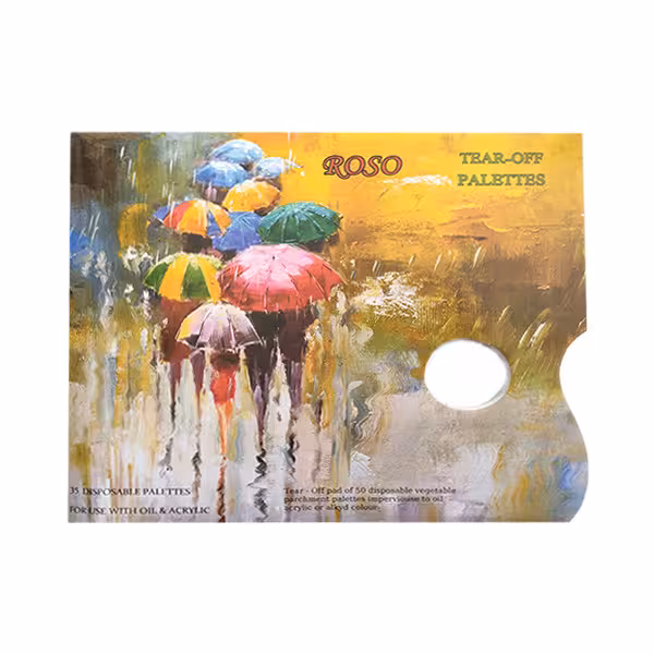 پالت رنگ مدل یکبار مصرف روسو