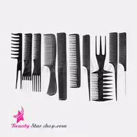 پک شانه 10 عددی آرایشگاهی