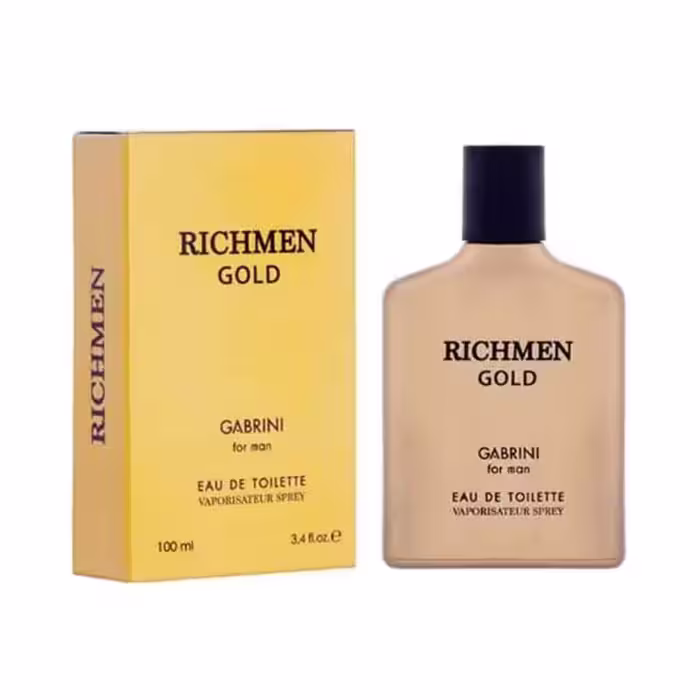 ادوتوایلت مردانه گابرینی Richmen gold حجم 100میل