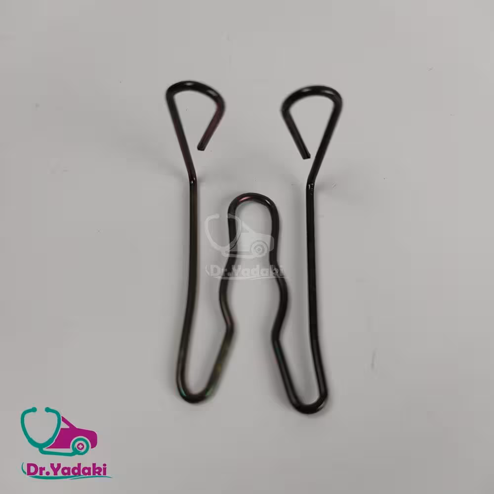 خار فنری پژو 405 نگهدارنده کابل گاز به سینه داشبورد شرکتی ایساکو اصل 0580500199