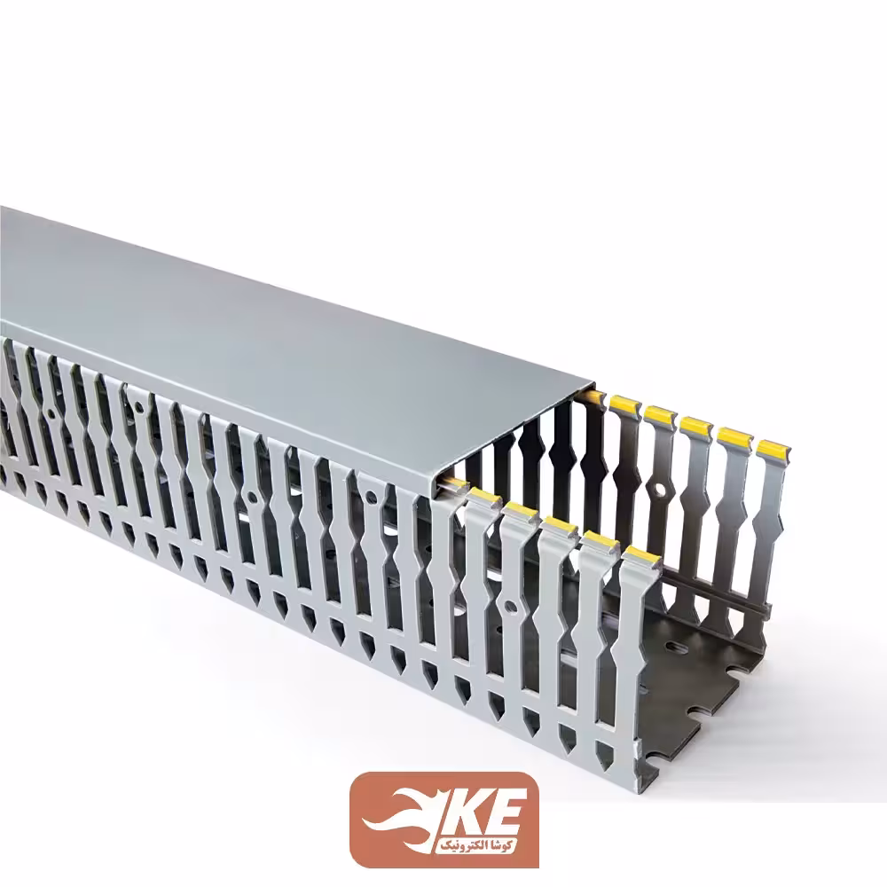 داکت شیاردار به‌همراه درب، عرض 100 ارتفاع 80 رعد مدل RWD100*80