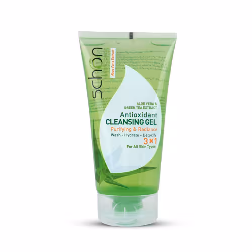 ژل شستشوی صورت چای سبز و آلوئه ورا  شون|Schon Face Cleansing Gel With Green Tea & Aloevera