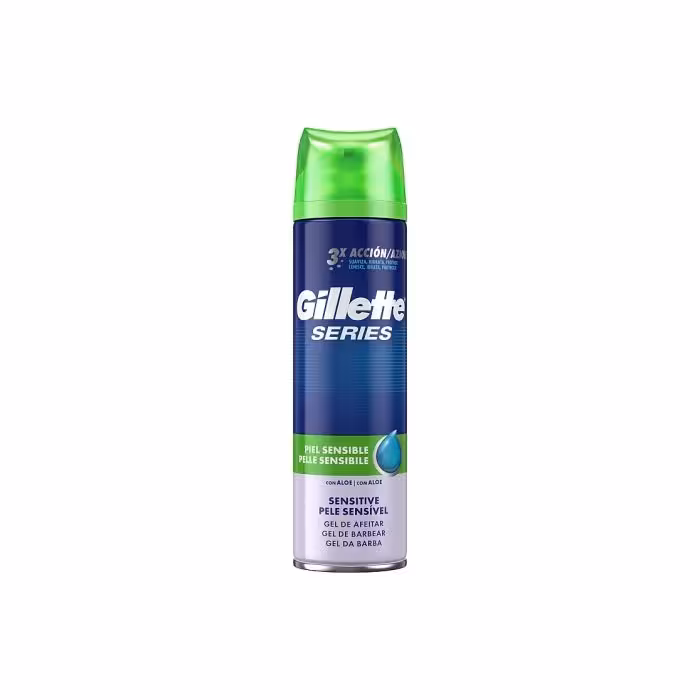 ژل اصلاح 3X Sensitive ژیلت Gillette حجم 200 میل