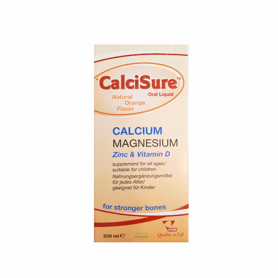 شربت کلسی شور ویتان Vitane Calcisure Oral Liquid