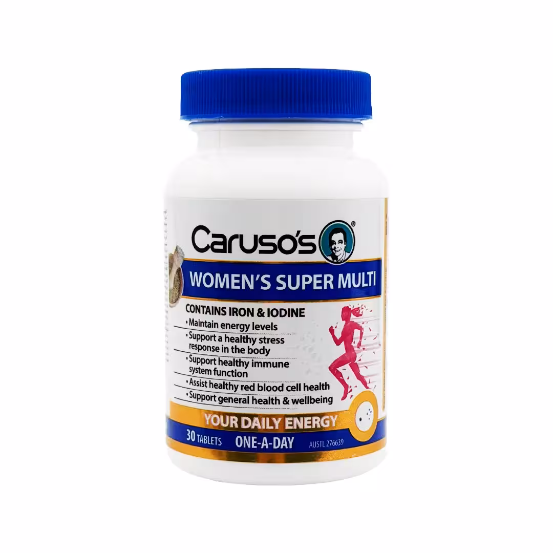 قرص مولتی ویتامین بانوان وومنز سوپر مولتی کاروسوس نچرال هلث - 30 عدد