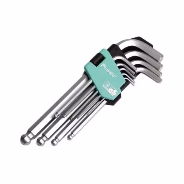 مجموعه 9 عددی آچار آلن پروسکیت مدل HW-229B