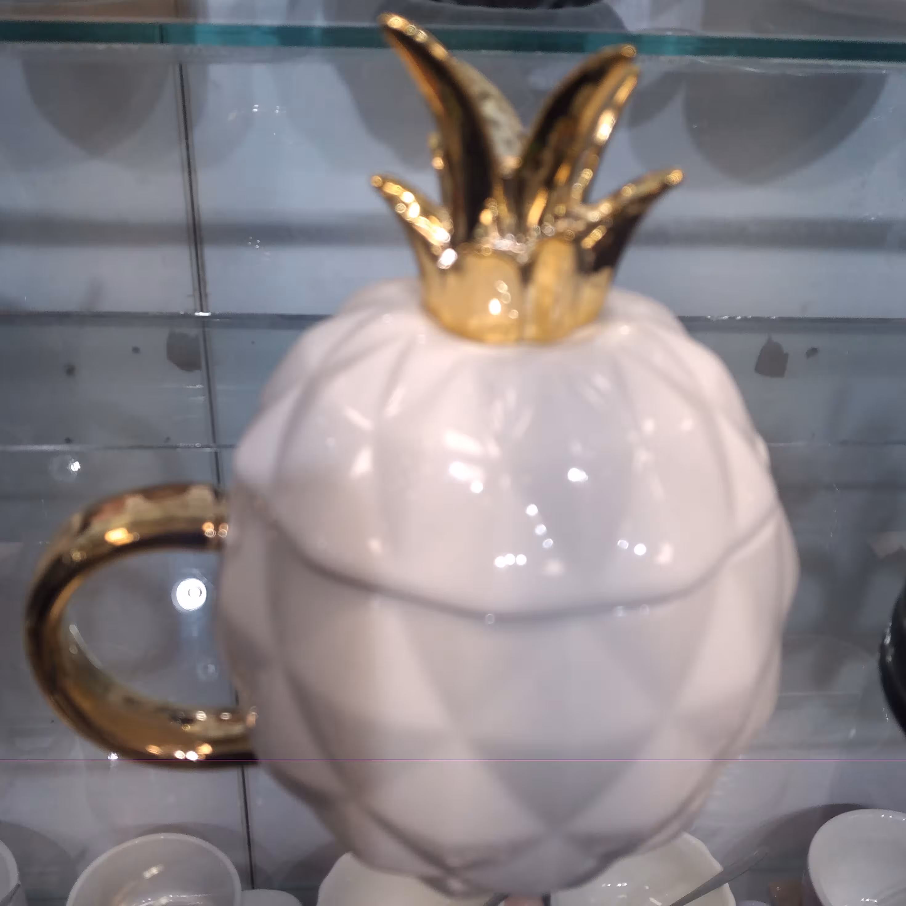 ماگ درب دار طرح کدو تاج طلایی کیفیت بی نظیر و خارجی 