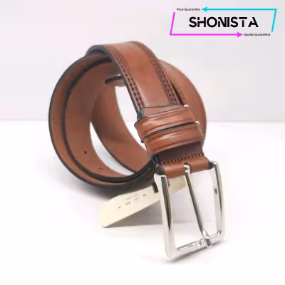 کمربند چرم طبیعی