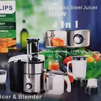 آبمیوه گیری 4 کاره فیلیپس مخلوط کن خردکن آسیاب بدنه استیل موتور قوی 