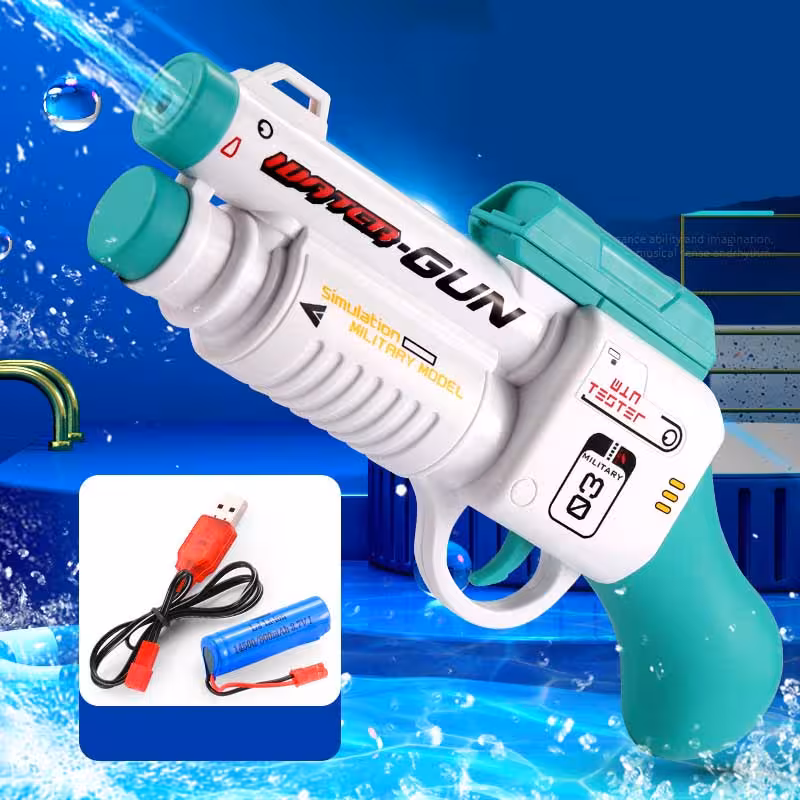تفنگ آبپاش شارژی مدل Water Gun Launch T-04 سبز