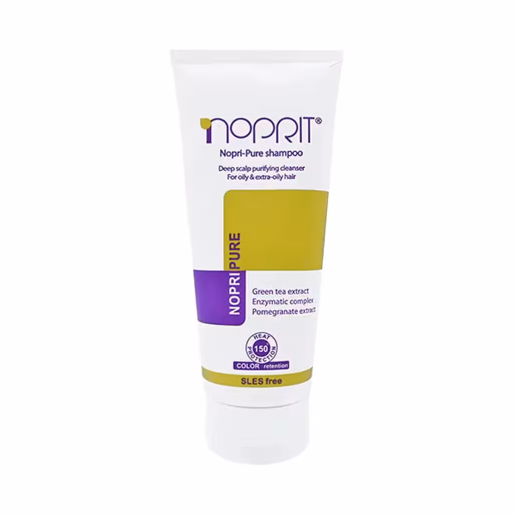 نوپریت شامپو کنترل کننده چربی مو/نوپری پیور
