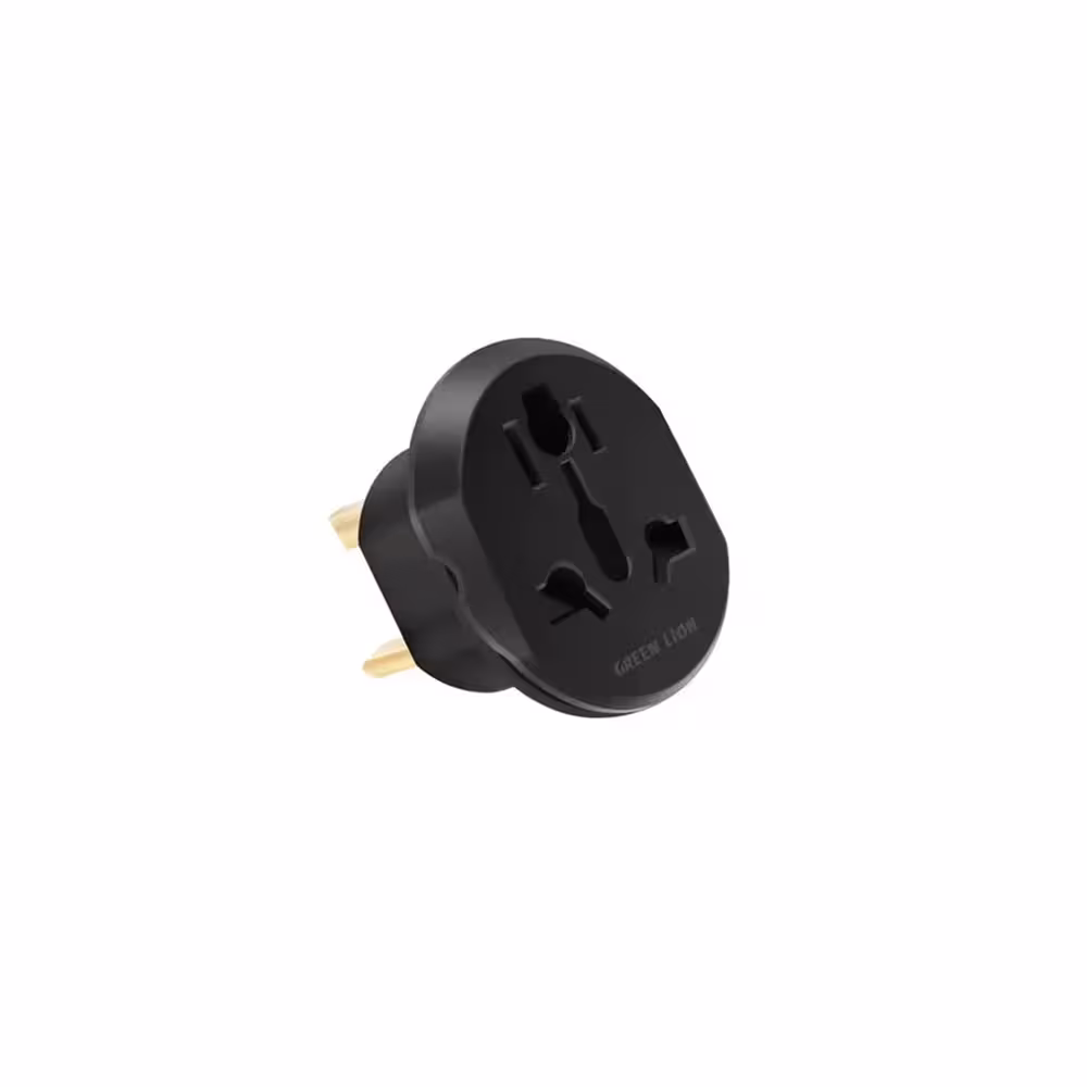 تبدیل برق گرین لاین مدل Green lion GNUVUKPLG2 universal 3 PIN plug2