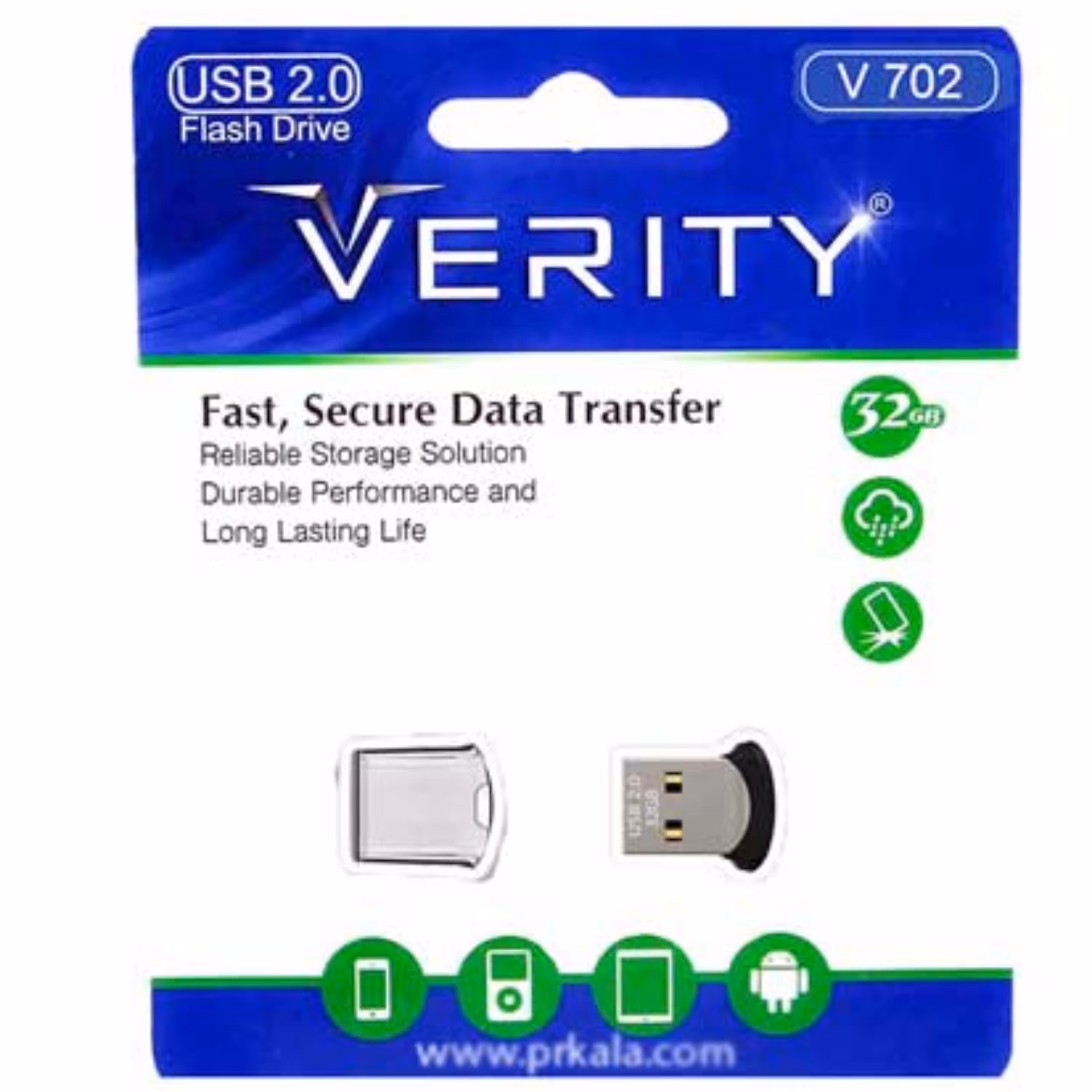 فلش 32GB Verity V702 با گارانتی مادام العمر
