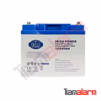 باتری 12ولت 45 آمپر ایبیزاپاور IBIZA POWER