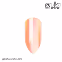 پودر کروم ناخن رنگ نارنجی صورتی