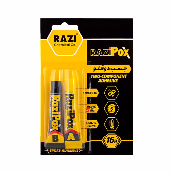 چسب دوقلو رازی مدل Pox حجم 15 میلی لیتر