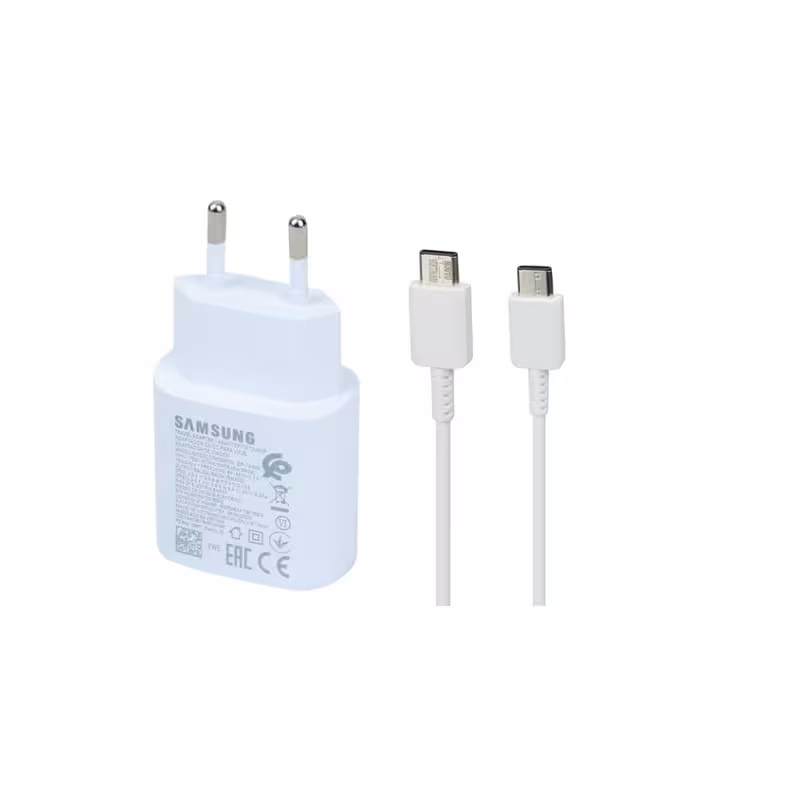 شارژر دیواری 25 وات مدل PD به همراه کابل تبدیل USB-C | کالا مکس
