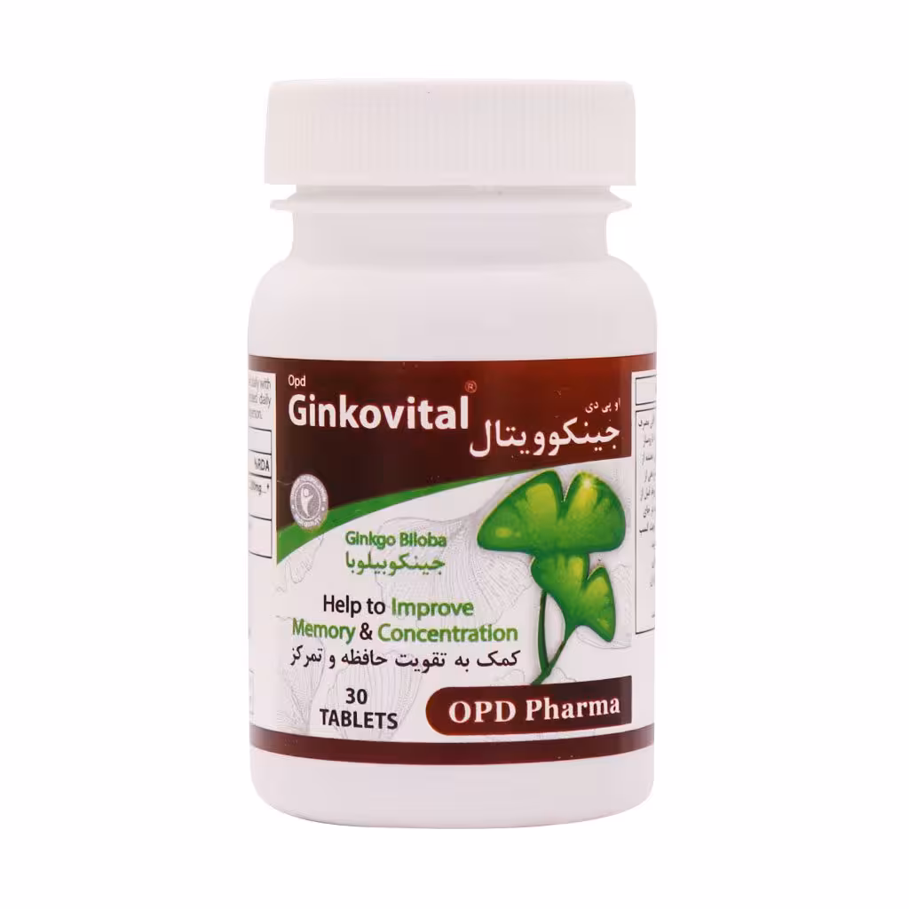 قرص جینکوویتال او پی دی فارما(30 عدد)