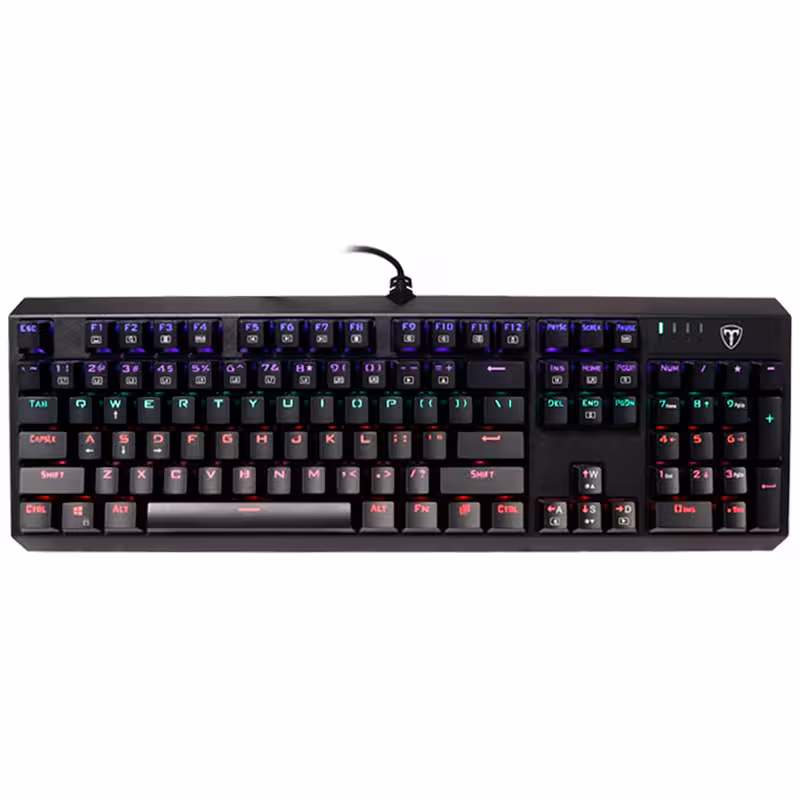 کیبورد سیم دار گیمینگ تی دگر سری Pavones مدل T-TGK319 Blue Switch