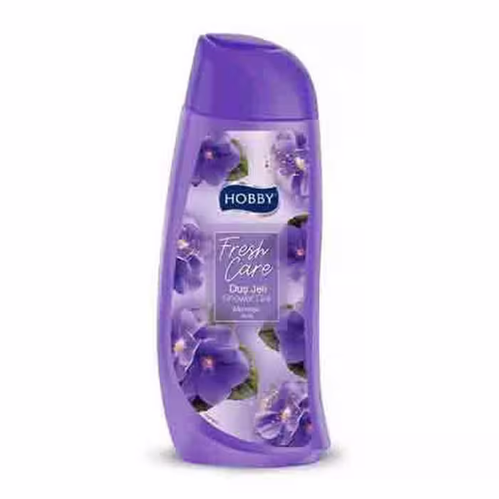 شامپو بدن هوبی با رایحه گل بنفش، حجم 500 میلی لیتر